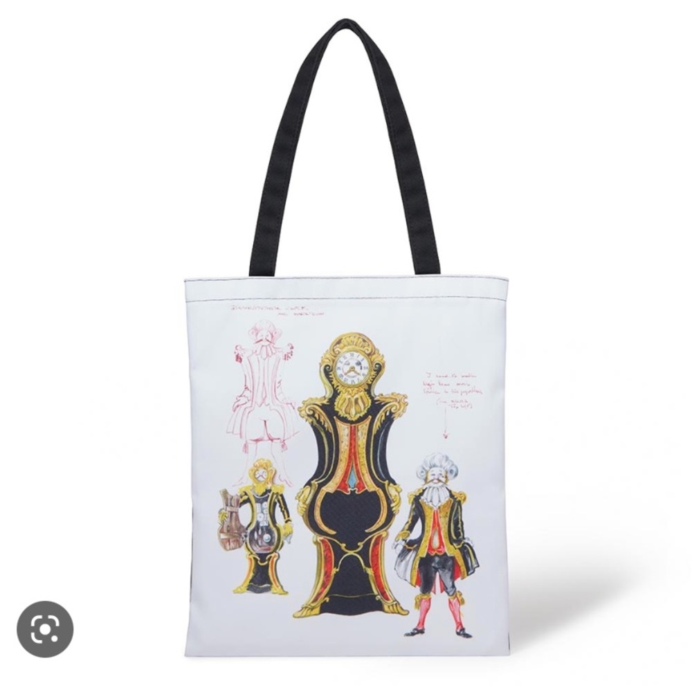 Beauty and the Beast Cogsworth Tote